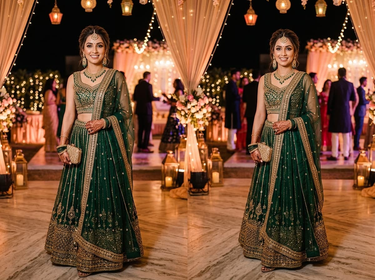 Sweat-Resistant Sangeet & Bridesmaid Styling