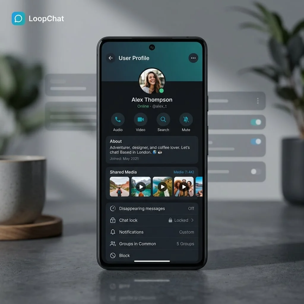 User Profile and Privacy Controls